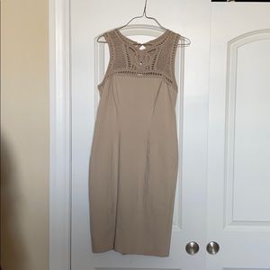 Ann Taylor knot top body hugging dress Sz 2